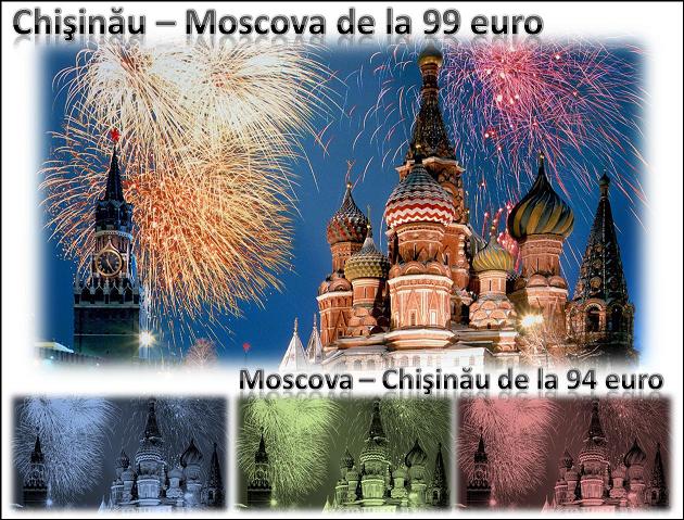 Bilete destinatia Chisinau Moscova